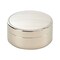 Contemporary Home Living 3.5" Silver Round Beaded Jewelry Box